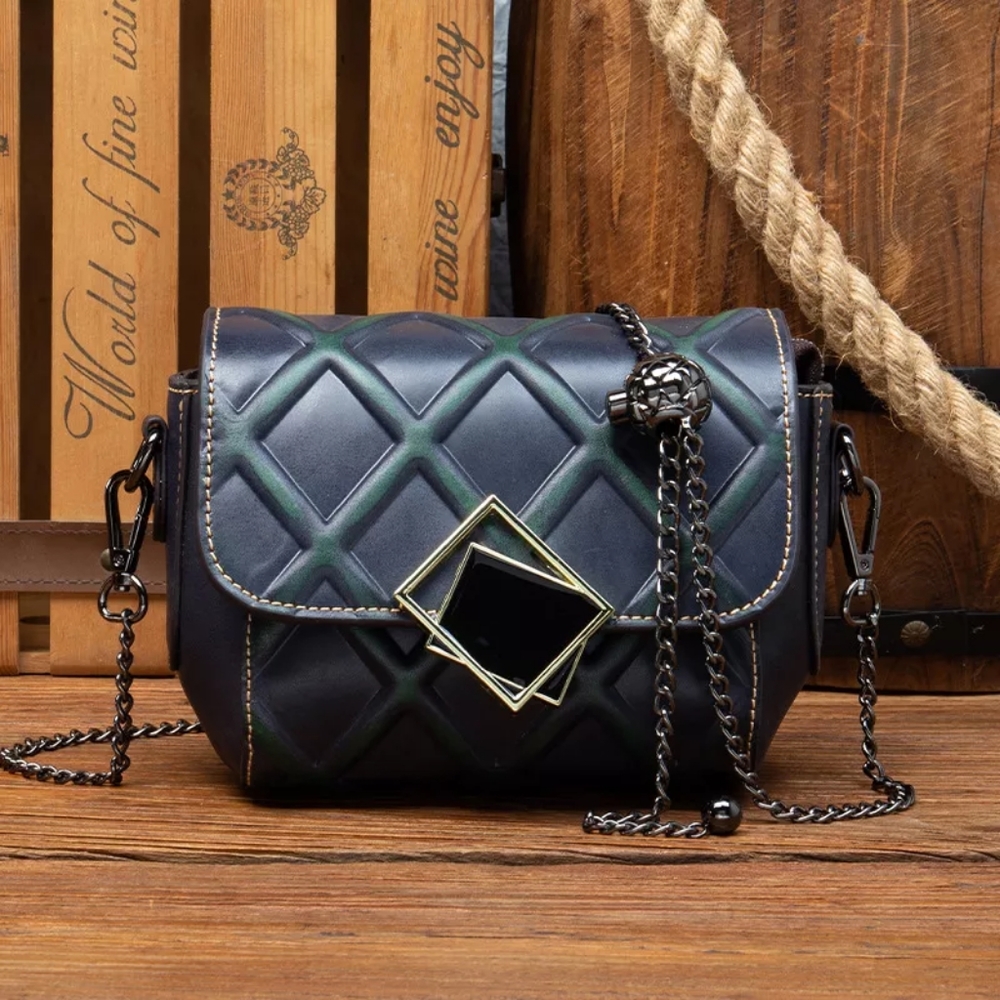 SAMPLE Handmade Leather Crossbody Bag